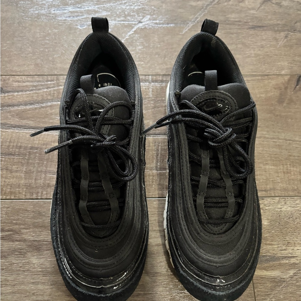 NIKE Women’s AIR MAX 97 PREMIUM "SNAKESKIN" BLACK SZ 7.5 - Picture 5 of 8
